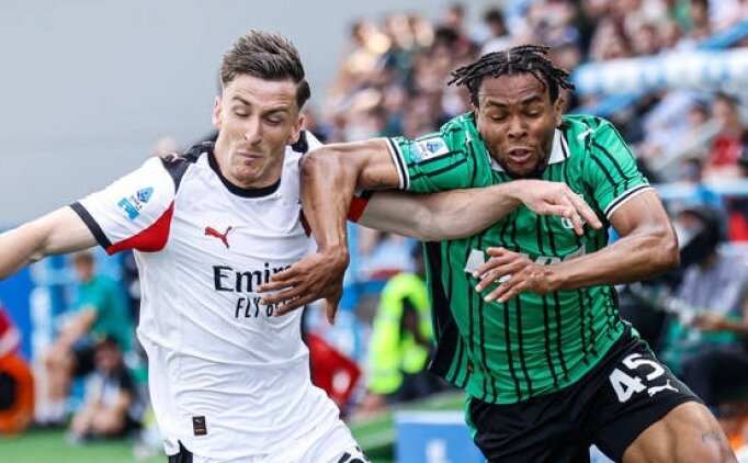 10 ki�i kalan Milan, Sassuolo'ya direnemedi!