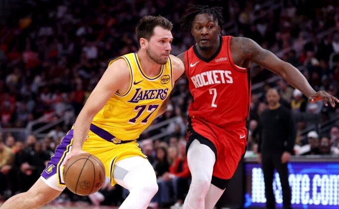 NBA'de Lakers, Rockets'� yenerek art arda 6. galibiyetine ula�t�