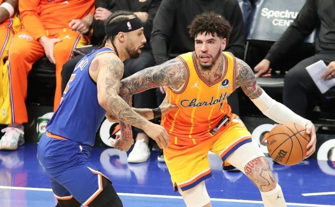 NBA'de Knicks'in 7 ma�l�k galibiyet serisine Hornets son verdi