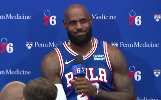 LeBron: 'Philadelphia'ya ikinci turda elenmek i�in gelmedim'