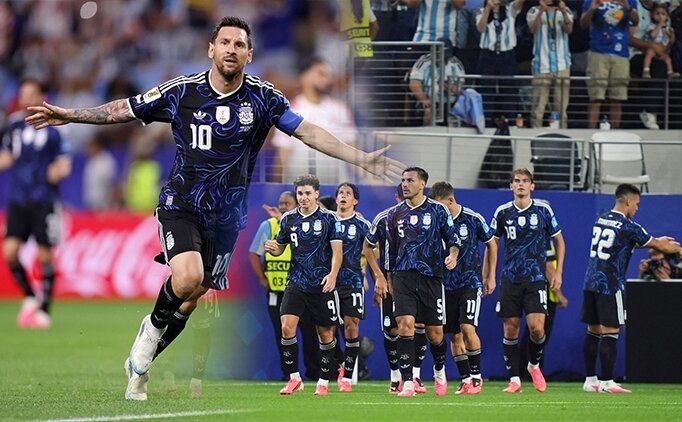 Messi rekor k�rd�, Arjantin kay�ps�z turlad�