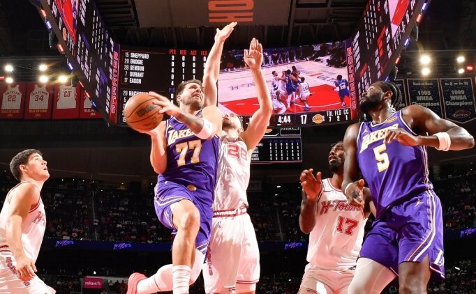 Luka ve LeBron 70 att�, Alpi'nin double-double'� yetmedi!