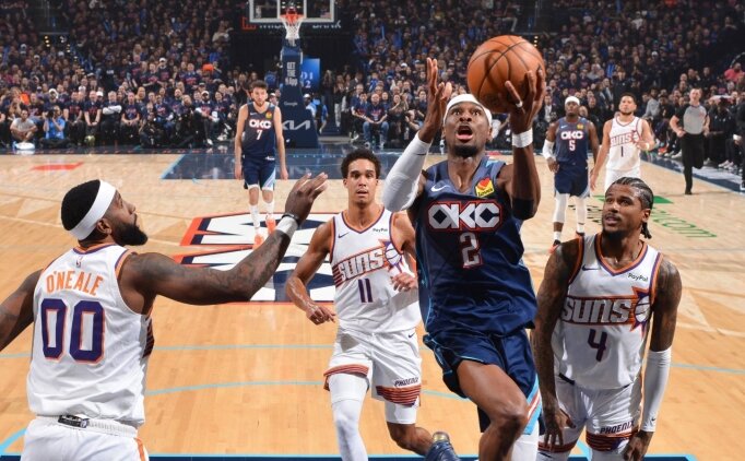 Thunder, NBA play-off'lar�nda Suns kar��s�nda seriyi 2-0 yapt�