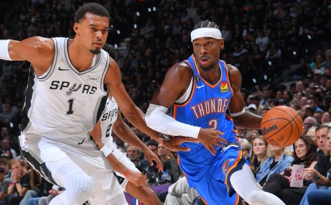 NBA'de Oklahoma City Thunder, sezona San Antonio Spurs galibiyetiyle ba�lad�