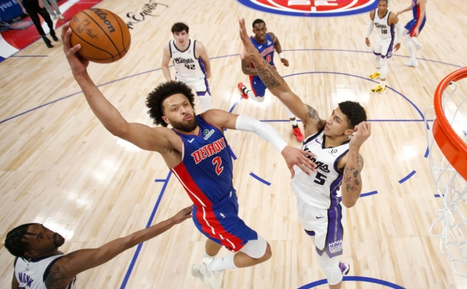 NBA'de Do�u Konferans� lideri Pistons, Kings'i 139-116 yendi