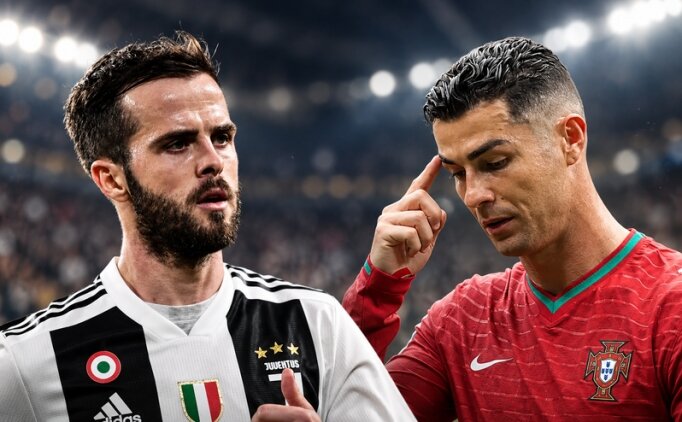 Pjanic'ten Ronaldo itiraf�: 'Topu alman�n tek yolu buydu'