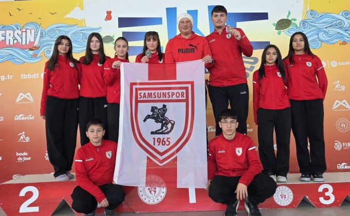 Samsunspor Bocce Tak�m�, T�rkiye �ampiyonas�'ndan derecelerle d�nd�