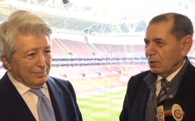 Galatasaray ve Atletico Madrid yemekte bulu�tu