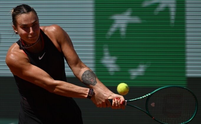 D�nya 1 numaras� Sabalenka, Fransa A��k'ta d�rd�nc� turda