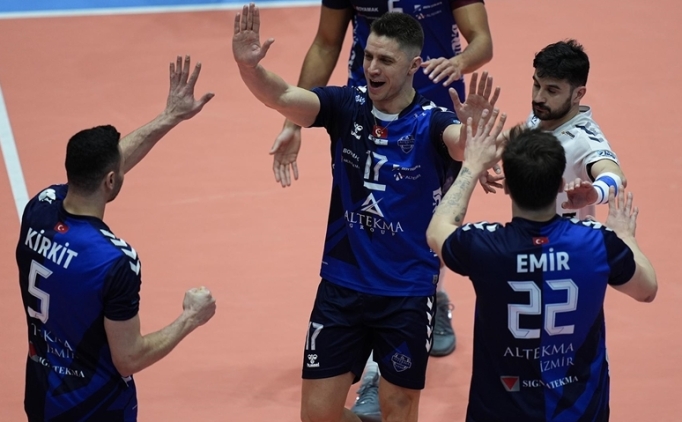 Altekma, yar� final yolunu a�t�