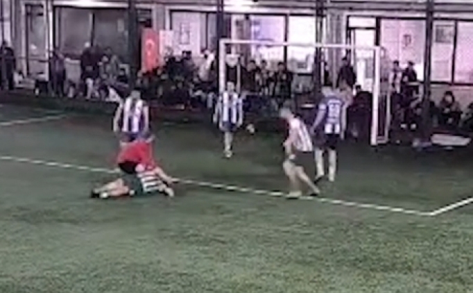 Tekirda�'da dili bo�az�na ka�an futbolcuyu hakem kurtard�!