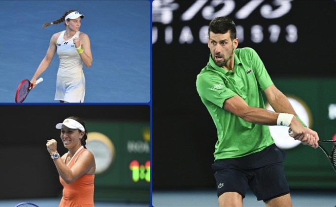 Avustralya A��k'ta Djokovic, Rybakina ve Pegula yar� finale ��kt�
