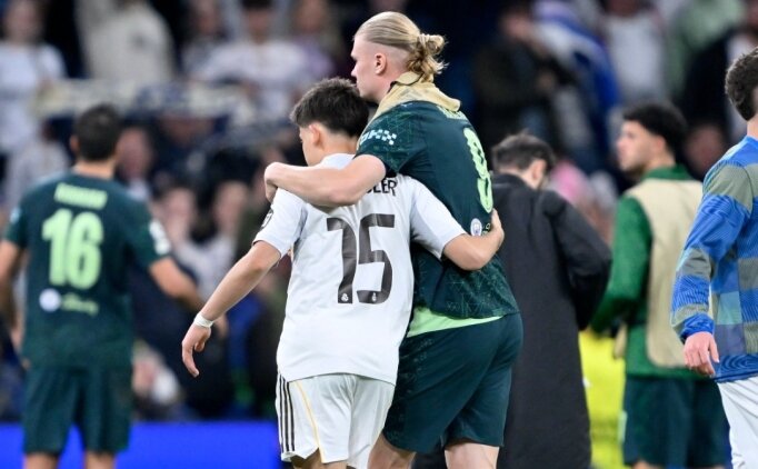 Erling Haaland, Arda G�ler'e kay�ts�z kalamad�!