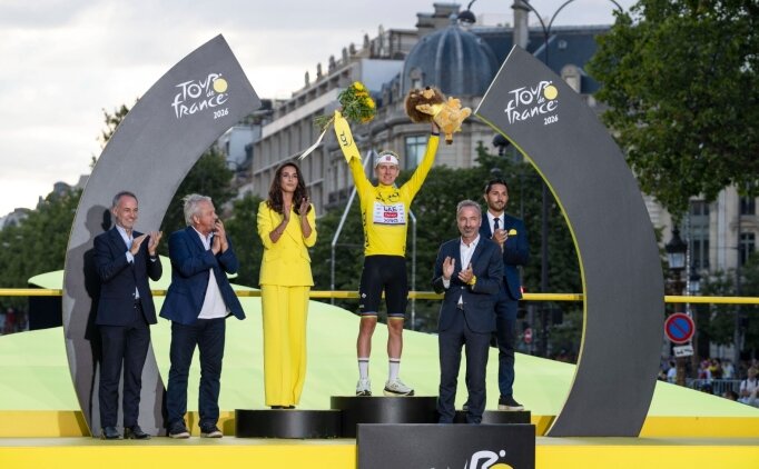 Tadej Pogacar, Tour de France'ta be�inci kez �ampiyon