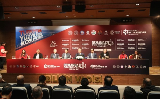 Osmangazi K�pr�s�'nde d�zenlenecek 'Cumhuriyet Ko�usu' i�in geri say�m ba�lad�