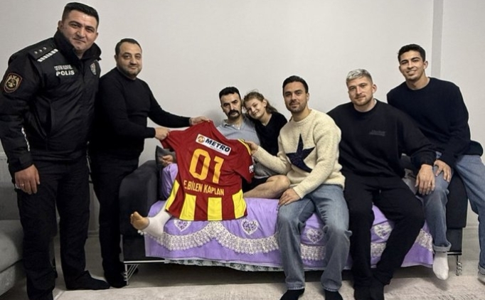 Kayserispor'dan operasyonda yaralanan �zel harekat polisine ziyaret
