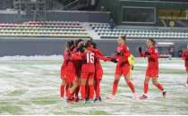 A Milli Kadn Futbol Takm yine kazand