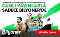 Voleybol malar artk Bilyoner'de!