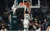 Giannis, Pistons'a sezon rekoru 59 say att!