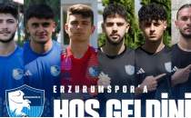 Erzurumspor'dan 6 takviye