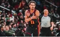 Trae Young' oynatmayan Hawks'a 100 bin dolar ceza!