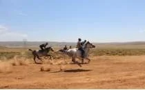 Karlıova'da geleneksel at yarışları yapıldı
