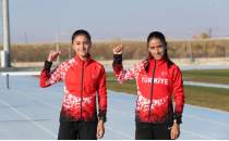 Trkiye rekortmeni kadn milli atletler Portekiz'de de rekor peinde