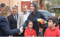 Milli Tenisi pek Soylu, rnak'ta rencilerle bulutu