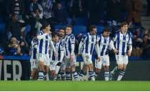 Real Sociedad evinde tek golle gld