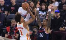 NBA'de Jalen Johnson'n 'triple-double' Pistons' durduramad