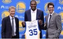 Durant: 'Warriors'a kat�ld�m ��nk� ma� ba��na 120 say� at�yorlard�'