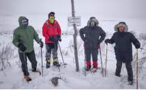 Kars'ta Sar�kam�� �ehitleri Yahni Da��'n�n zirvesinde an�ld�