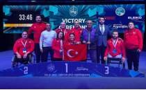 Milli para halterci Besra Duman'dan 1 alt�n, 1 bronz madalya