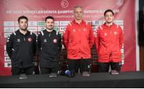 A Milli Hentbol Tak�m�, Romanya ma�� �ncesinde konu�tu