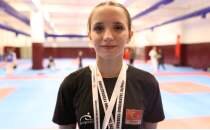 Ablas�ndan etkilenerek ba�lad��� tekvandoda olimpiyat hayali kuruyor