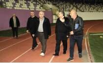 Sinop Valisi'nden stadyum incelemesi