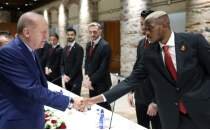 Cumhurba�kan� Erdo�an, Galatasaray'� kabul etti