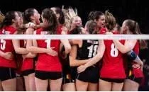 Bel�ika Milli Voleybol Tak�m�, Fransa'y� devirdi
