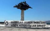 Altay'�n pankart� meydanlarda