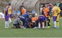 Bart�n'da amat�r ligde korkutan kaza!