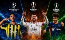 Fenerbah�e, Be�ikta� ve Ba�ak�ehir'in rakipleri belli oluyor!