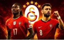 Galatasarayl� y�ld�za Leao ve Fernandes'ten etkile�im! 