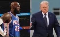 LeBron'dan Trump'a k�sa yan�t: 'G�ndemde haber yok herhalde'