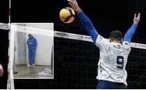 Fenerbah�e'de olay yaratan g�r�nt�! Earvin Ngapeth'e b�y�k tepki