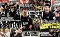Be�ikta�'�n derbi zaferinin gazete man�etleri!