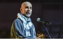 Gazze'deki ampute futbol tak�m�ndan Guardiola'ya te�ekk�r