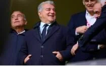 Laporta: 'Muhte�em oynayan bir tak�m�m�z var'