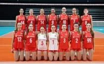 18 Ya� Alt� Kad�n Milli Voleybol Tak�m�'n�n Avrupa �ampiyonas� Elemeleri heyecan�