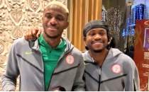 Osimhen-Lookman gerginli�i sonras� bar�� pozu