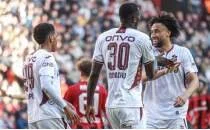 Trabzonspor'a galibiyet i�in �� dakika yetti!